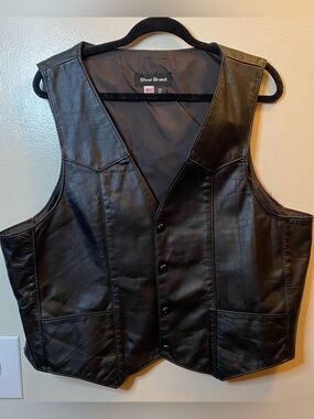 Steer Brand Men’s Leather Vest